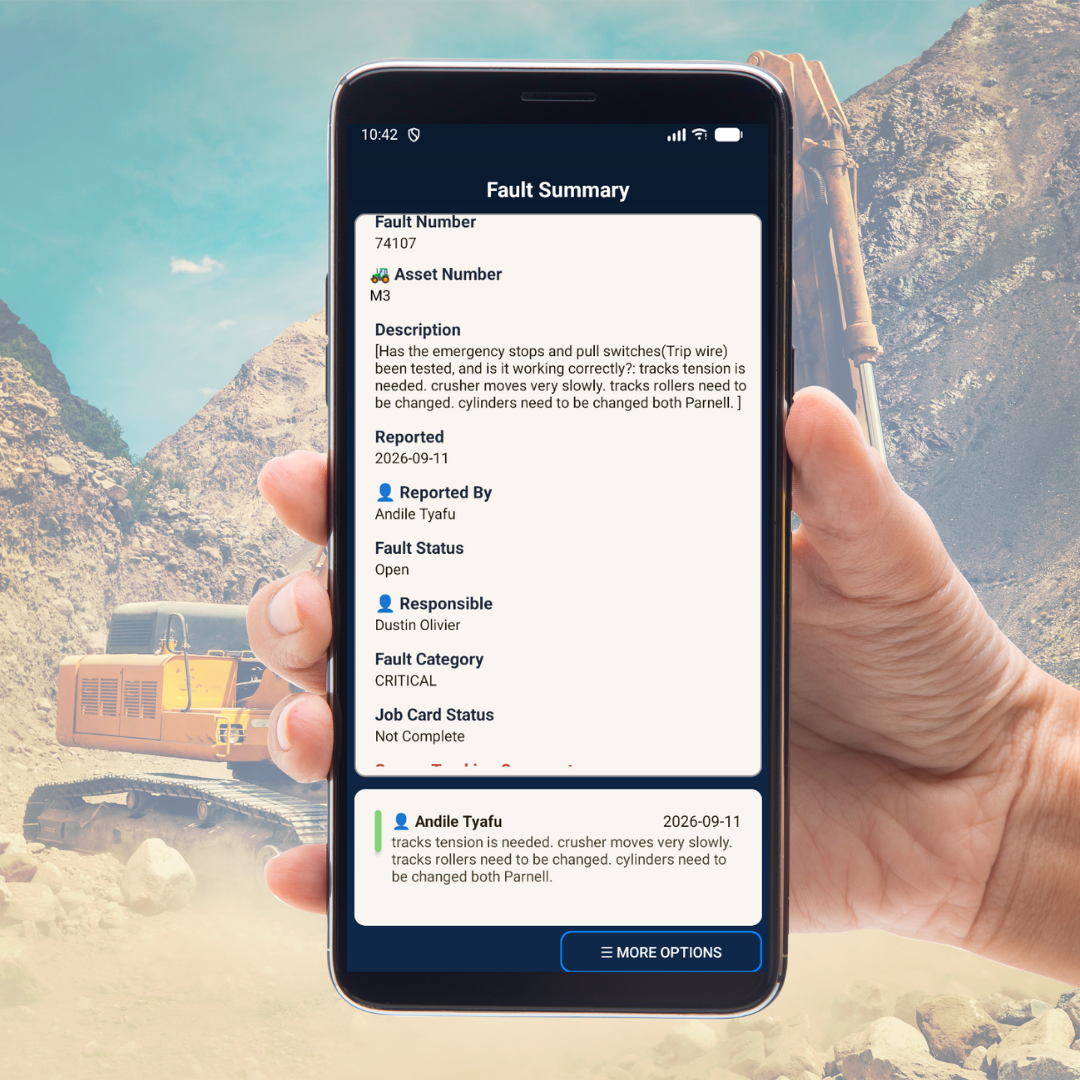 Mobile Fault Details